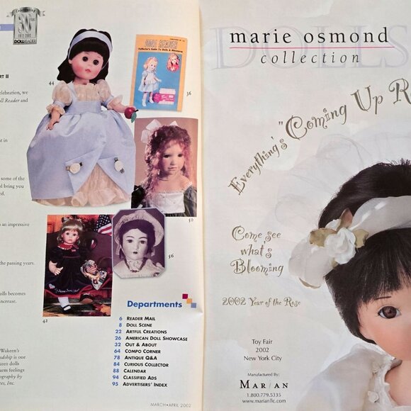 Doll Reader Magazine April 2002 100+ Treasures For 2002 Wakeen Magic - Picture 2 of 4